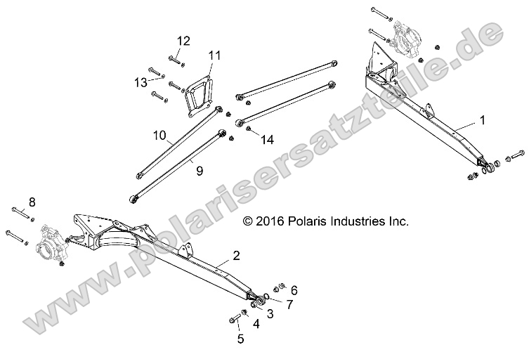 Suspension, Rear Control Arms