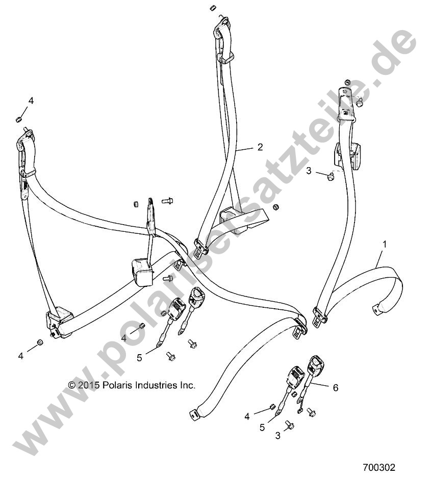 BODY, SEAT BELT MOUNTING