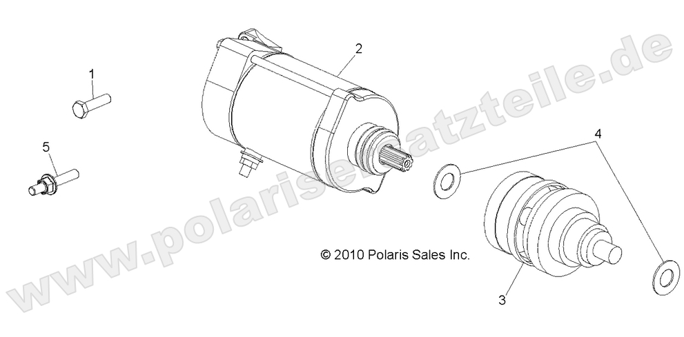ENGINE, STARTING MOTOR