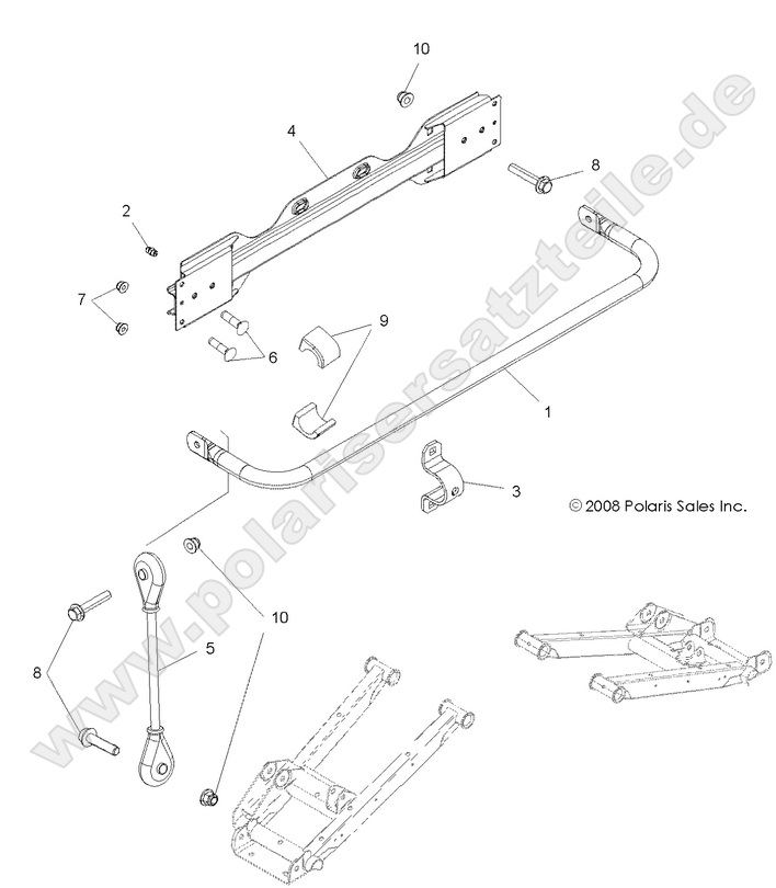 suspension stabilizer bar rear