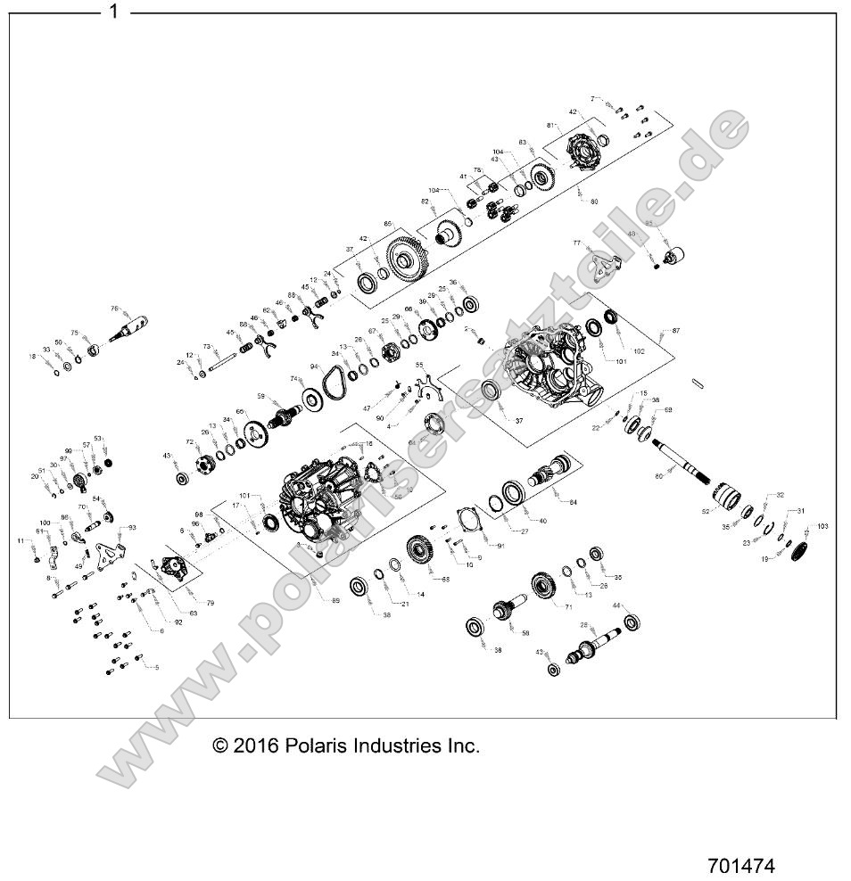 Drive Train, Main Gearcase Internals