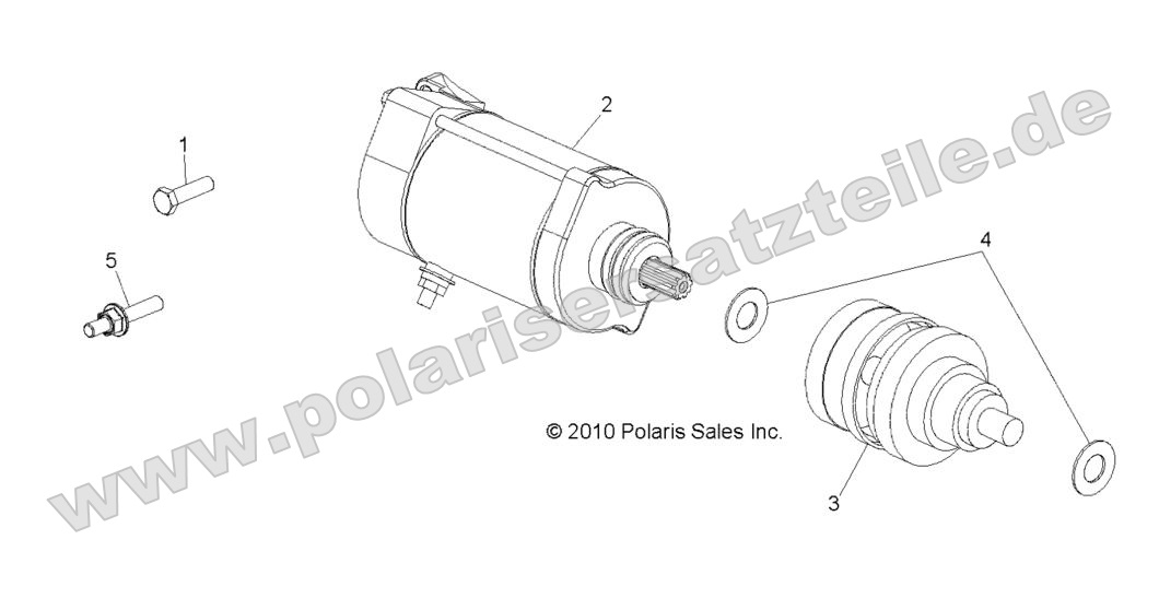 ENGINE, STARTING MOTOR