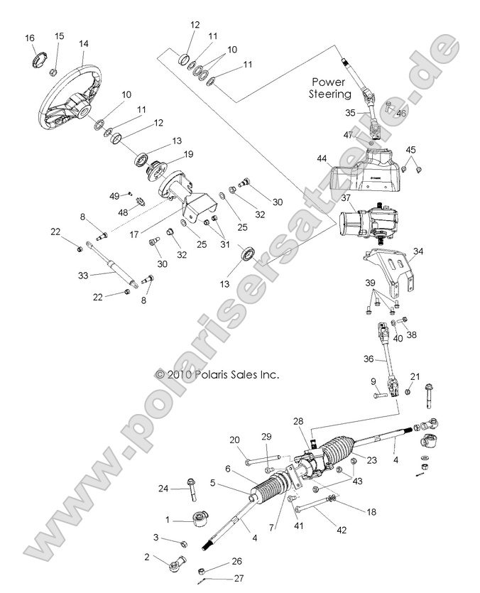 STEERING, STEERING ASM.