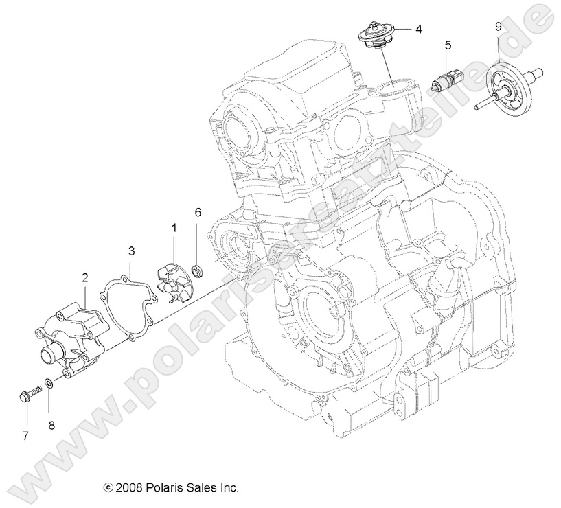 ENGINE, COOLING SYSTEM and WATER PUMP