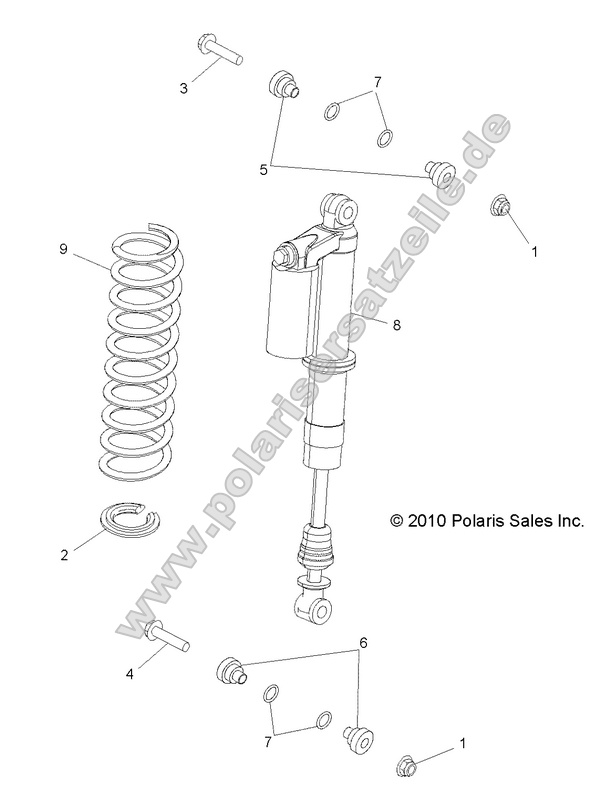 suspension front shock mounting