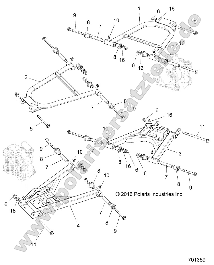 Suspension, Rear Control Arms