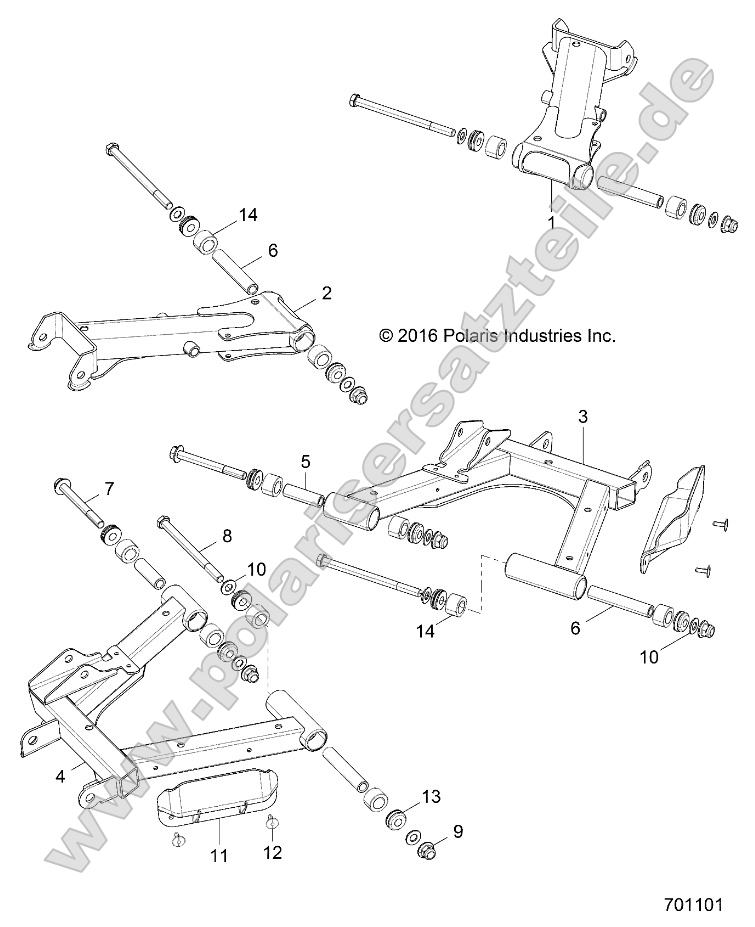 Suspension, Rear Control Arms
