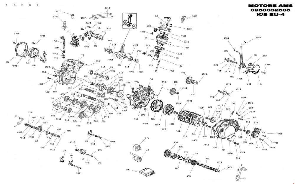 Fantic-50-ccm-Motor-2017 Motor AM6 EU4