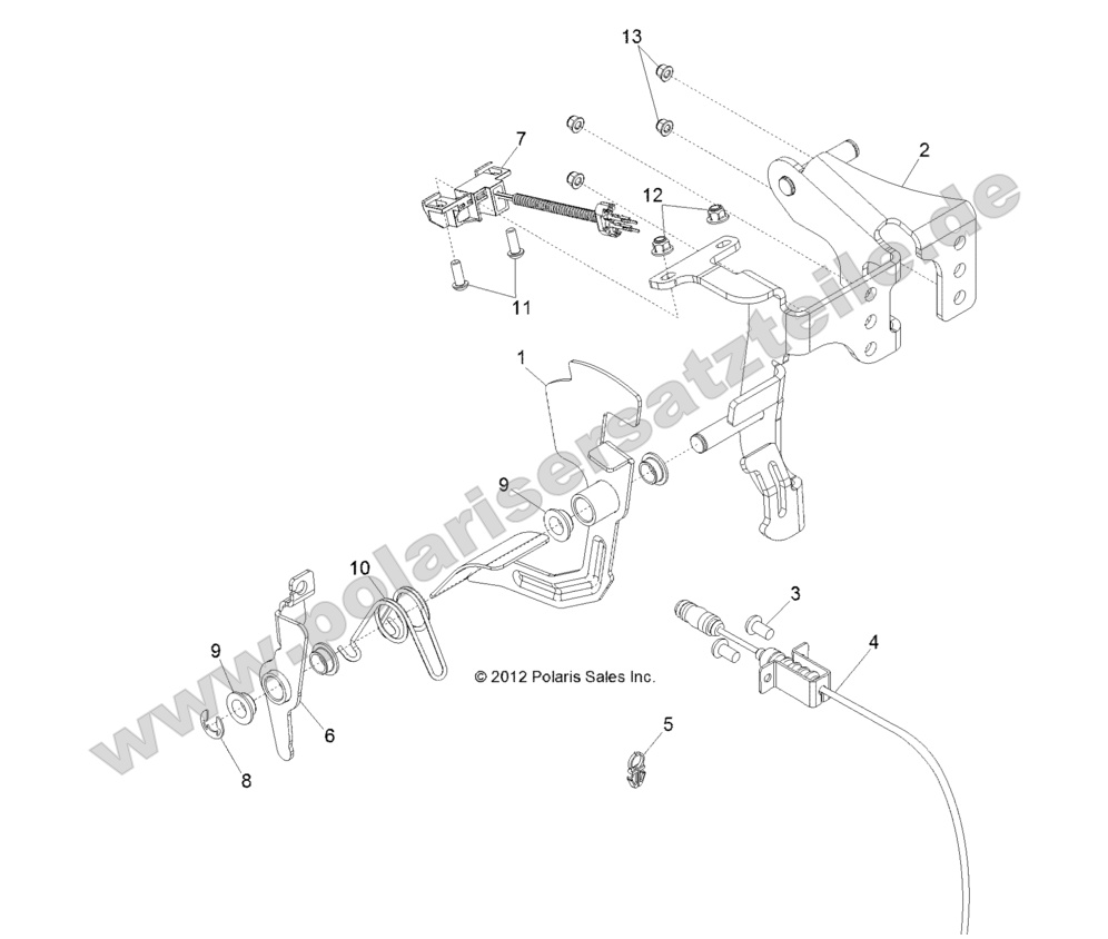 ENGINE, THROTTLE PEDAL