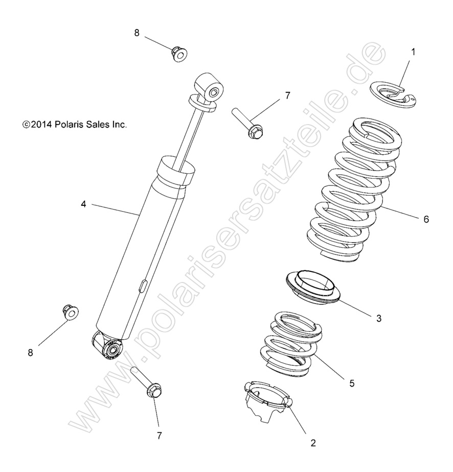 SUSPENSION, REAR SHOCK