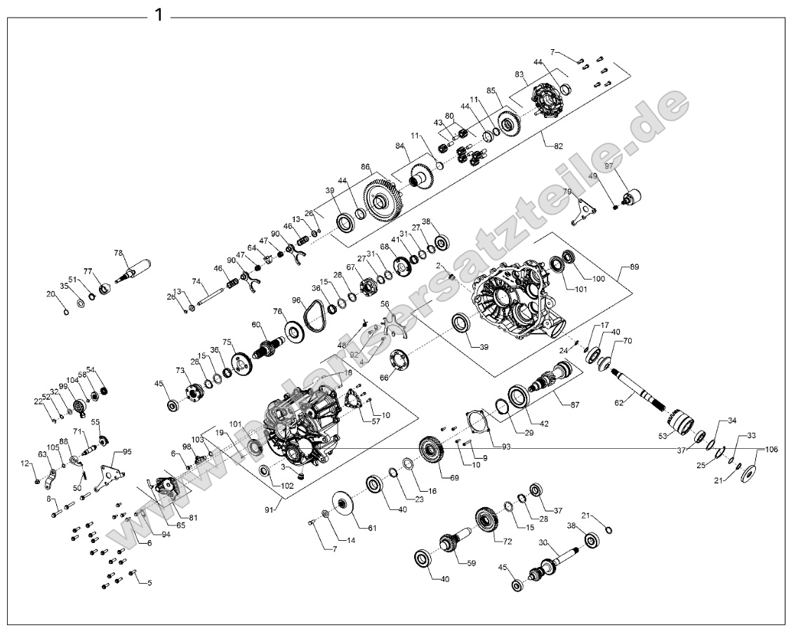 Drive Train, Main Gearcase