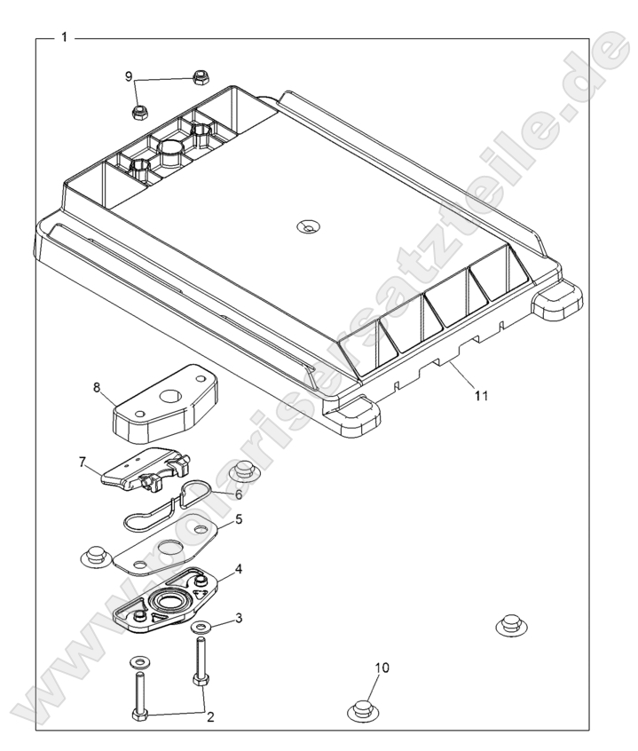 BODY, SEAT, STATIONARY MOUNT