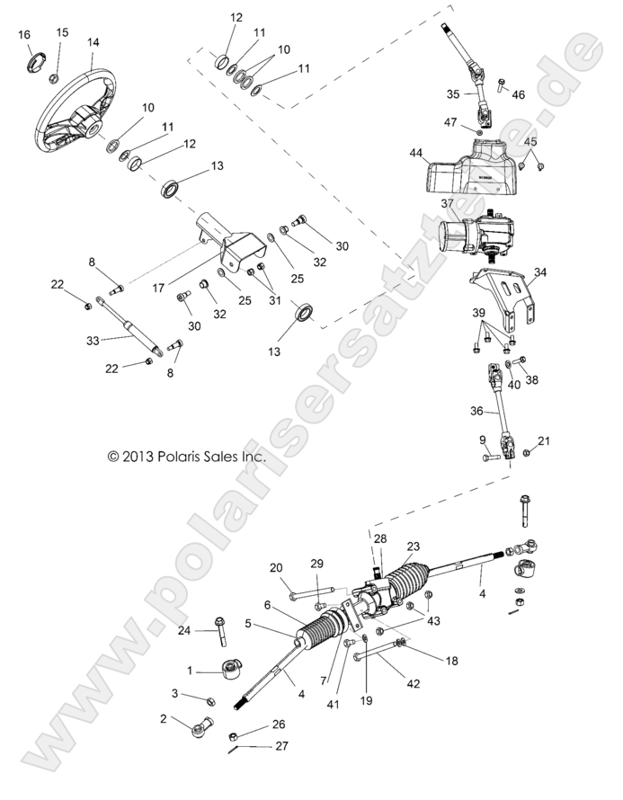 STEERING, STEERING ASM.