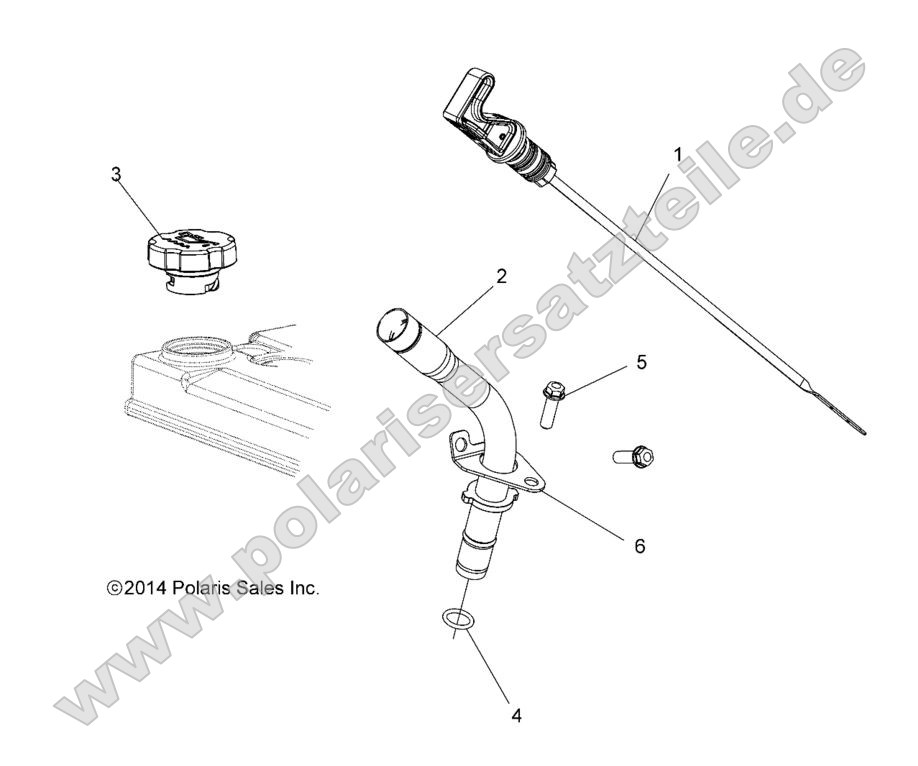 ENGINE, OIL DIPSTICK