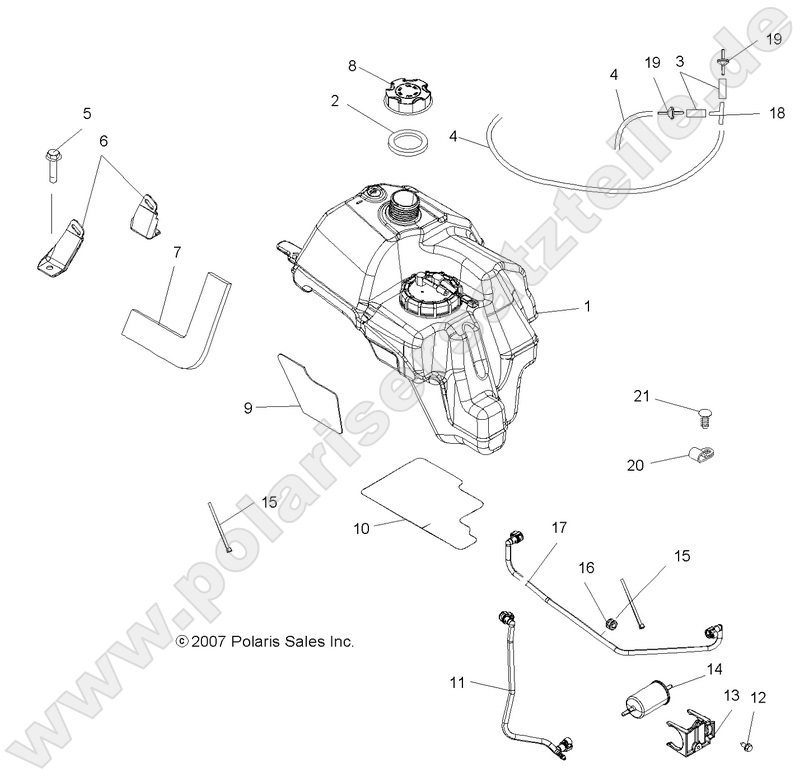 BODY, FUEL TANK ASM.