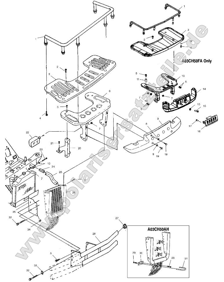 Front Rack and Bumper Mounting