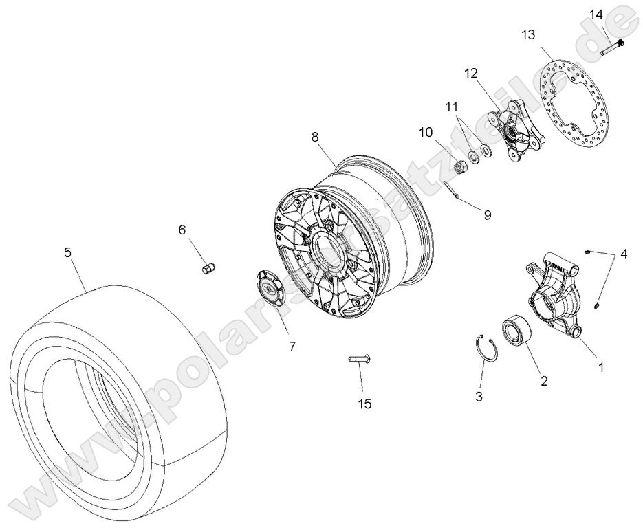 WHEELS, REAR and HUB