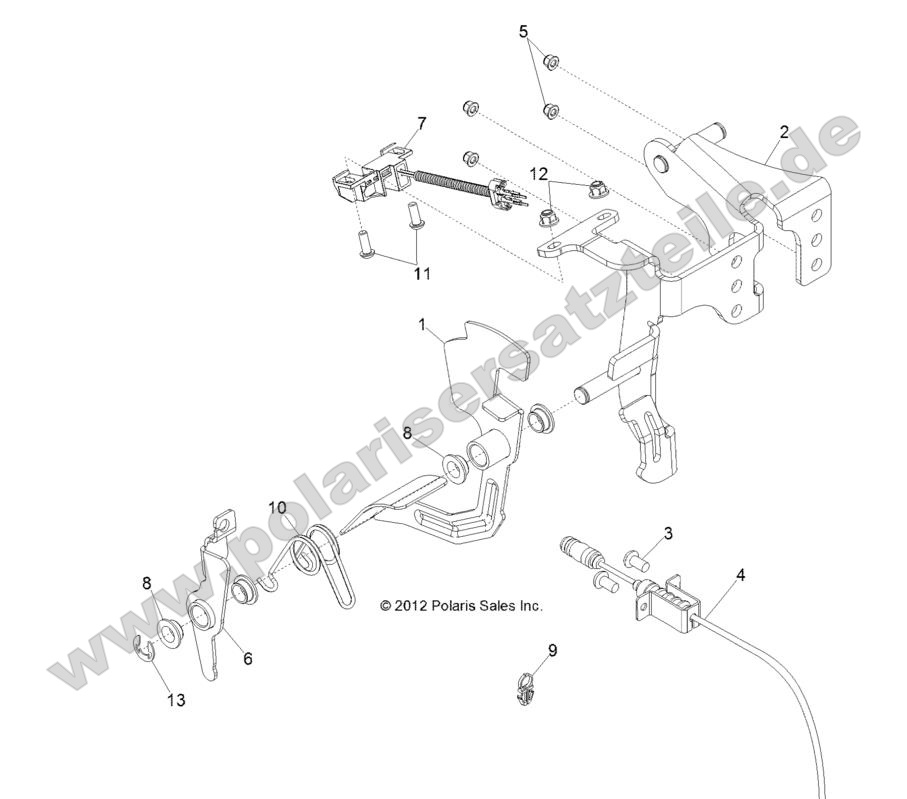 ENGINE, THROTTLE PEDAL