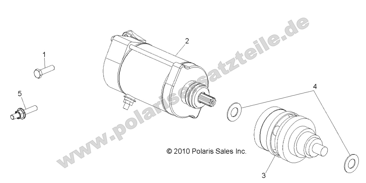 ENGINE, STARTING MOTOR