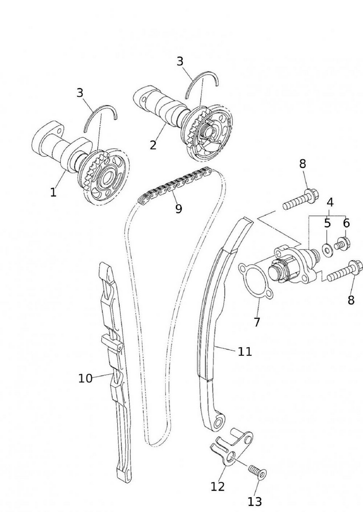 52904_55 Steuerkette / Nockenwelle
