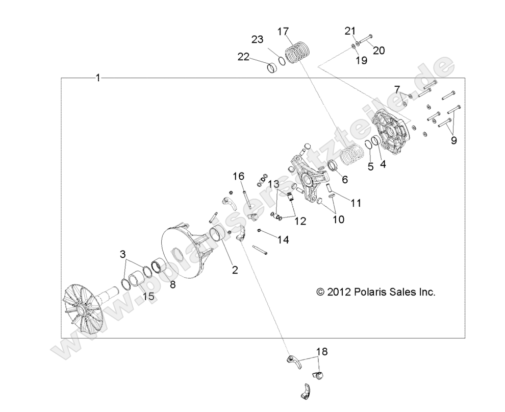 DRIVE TRAIN, PRIMARY CLUTCH