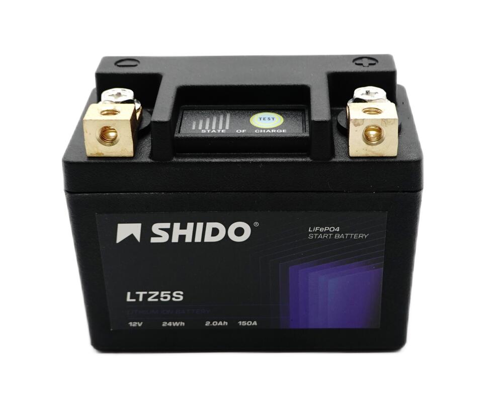 Shido-LTZ5S-Lithium-Ionen-Batterie-12V-LiFePO4-4881 Shido LTZ5S Lithium Ionen Batterie 12V LiFePO4 (YTZ5S-BS, YTZ5S)