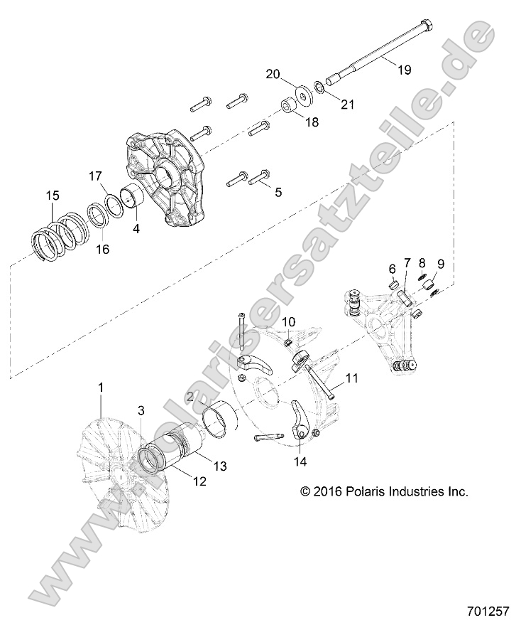 Drive Train, Primary Clutch
