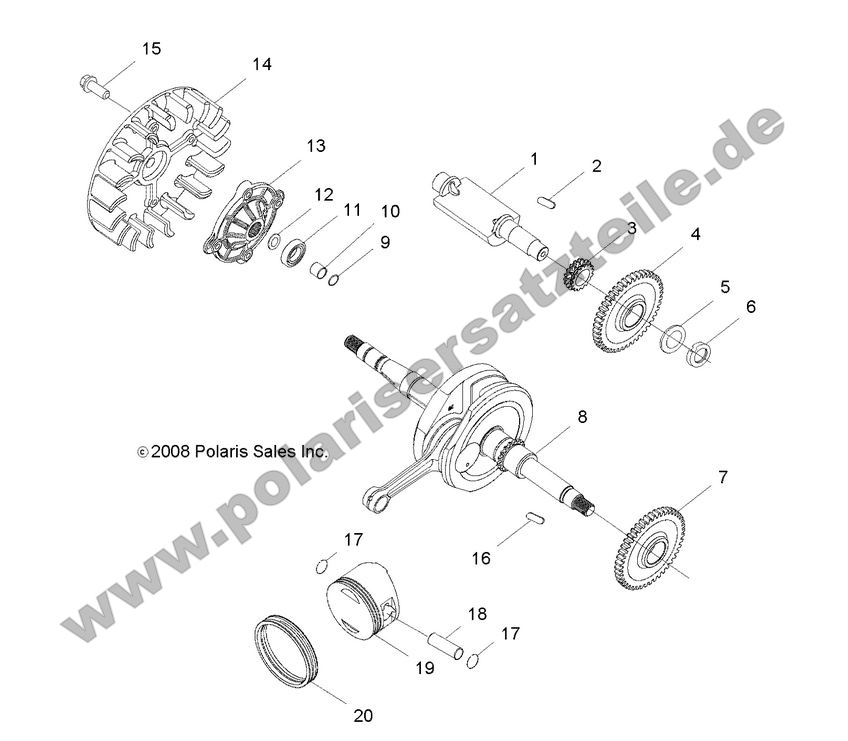 ENGINE, CRANKSHAFT and PISTON