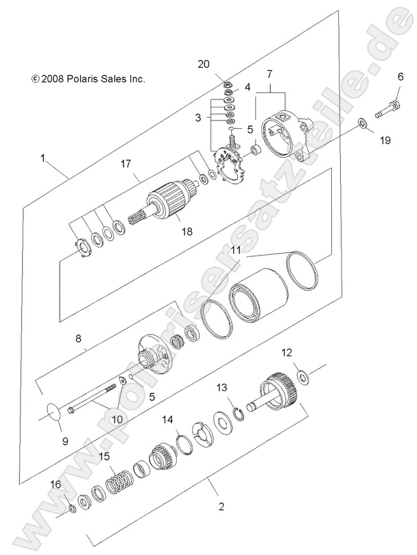 ENGINE, STARTING SYSTEM