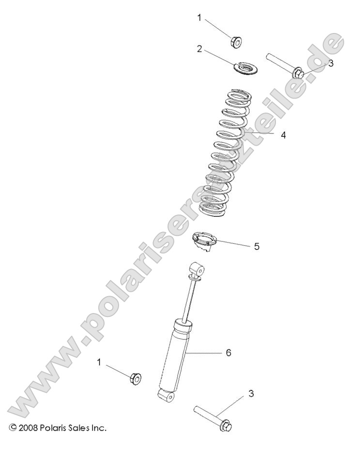 SUSPENSION, FRONT SHOCK MOUNTING