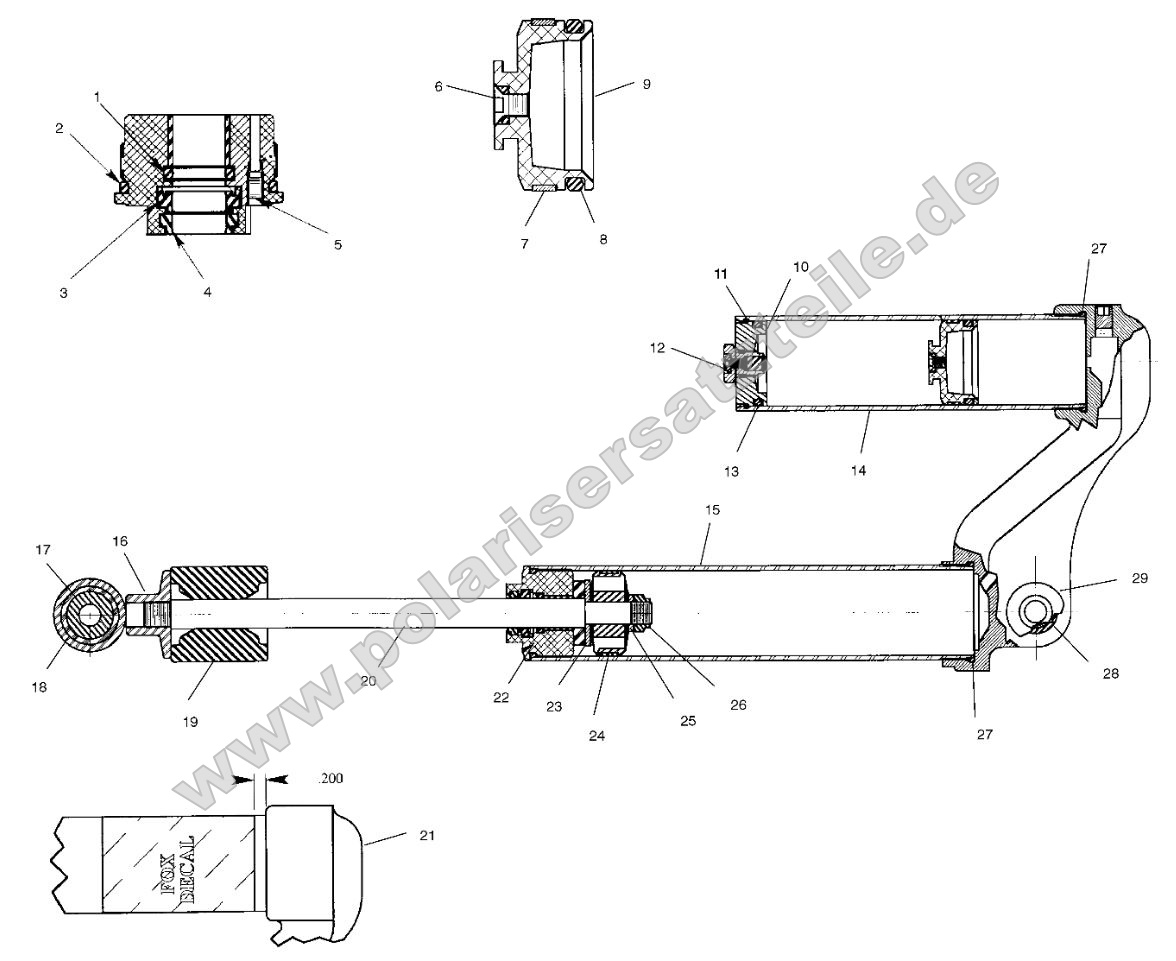 Fox Shock, Gas, Reservoir