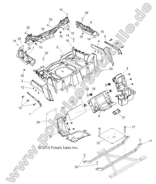 BODY, REAR RACK and FENDERS