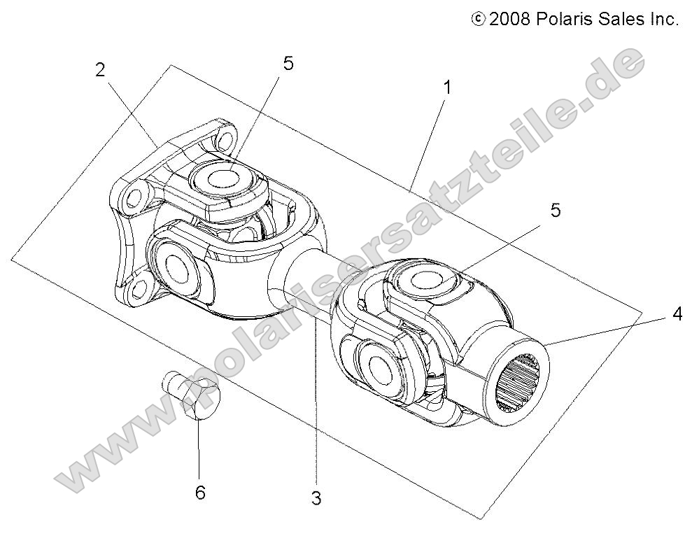 Drive Train, Prop Shaft, Rear
