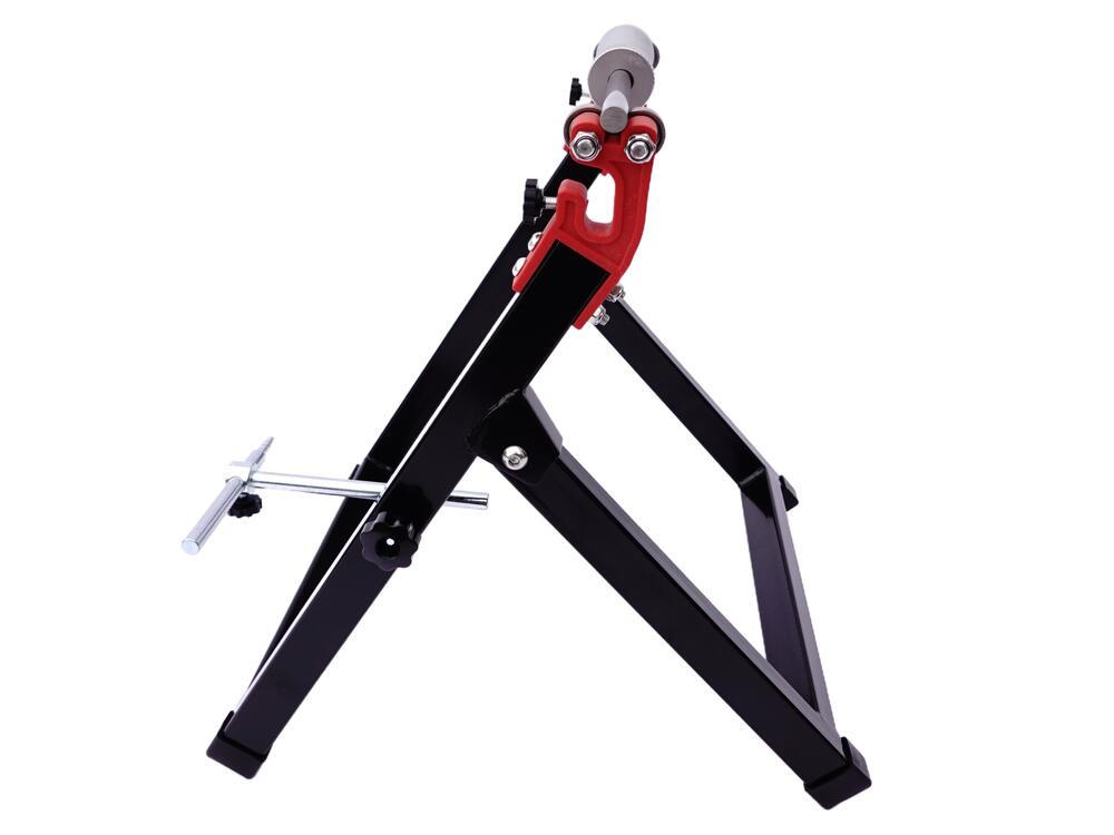 TMP-Motorrad-Auswuchtgeraet-Wuchtbock-klappbar-schwarz-rot-2