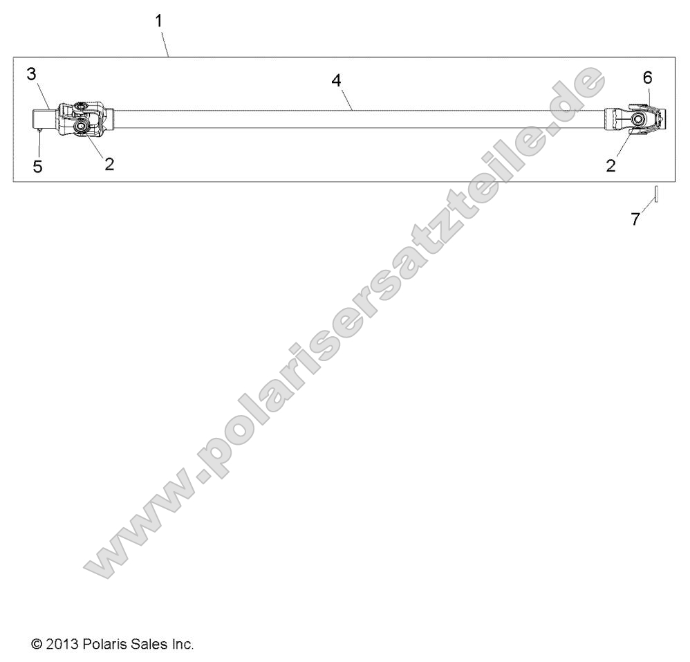 Drive Train, Front Prop Shaft