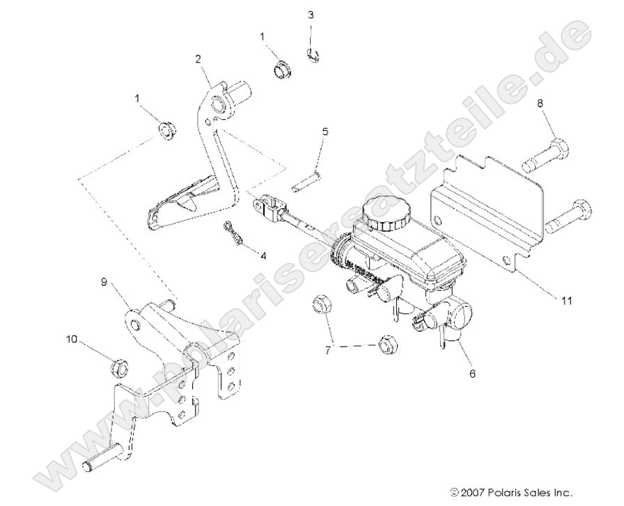 BRAKES, PEDAL and MASTER CYLINDER
