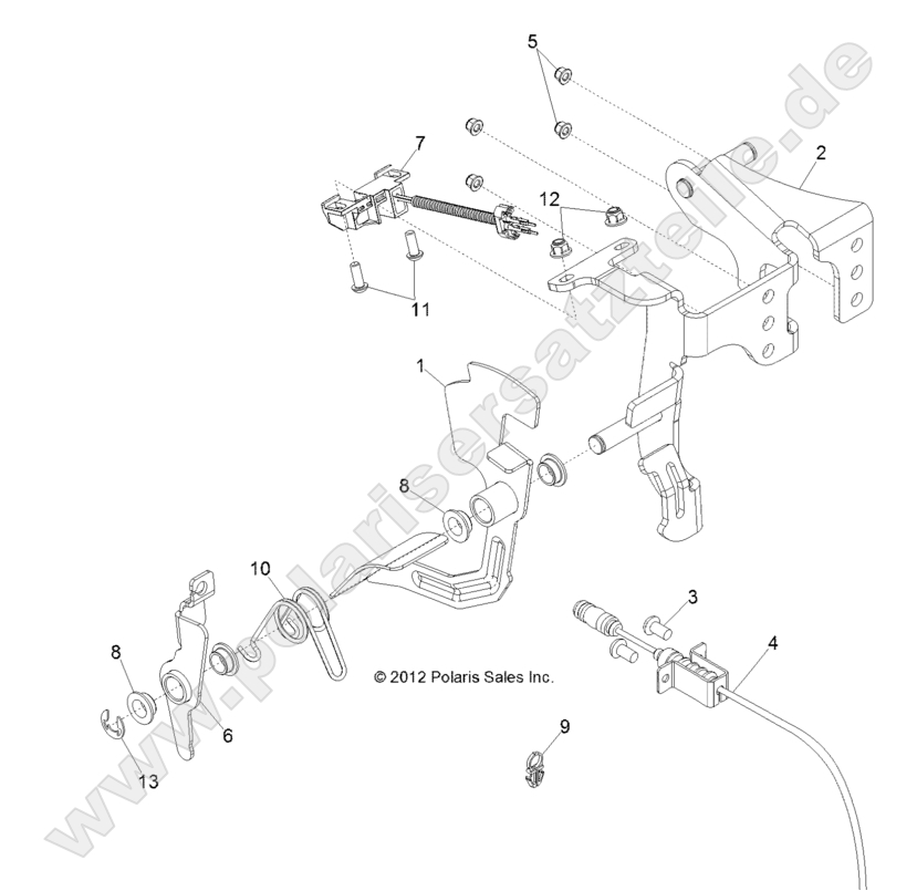 ENGINE, THROTTLE PEDAL