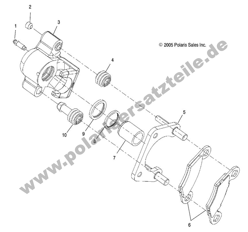 BRAKES, REAR CALIPER