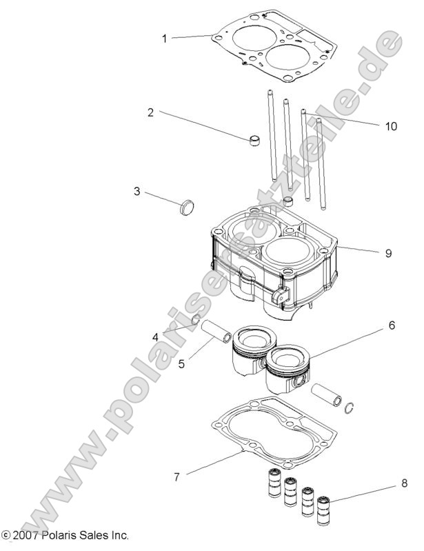 ENGINE, PISTON and CYLINDER