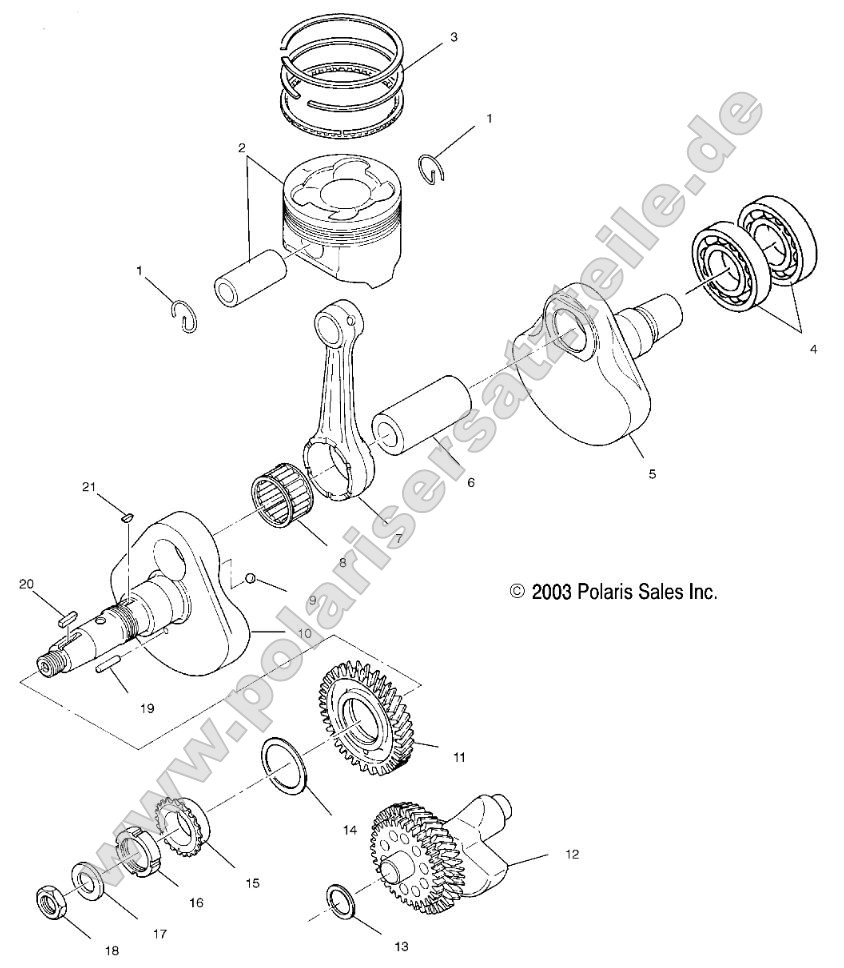 Crankshaft and Piston