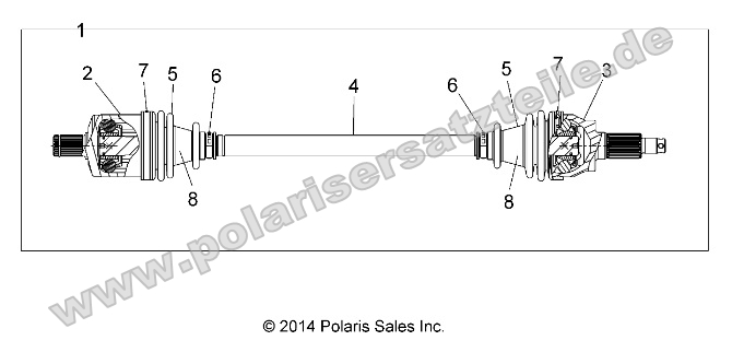 Drive Train, Front Half Shaft