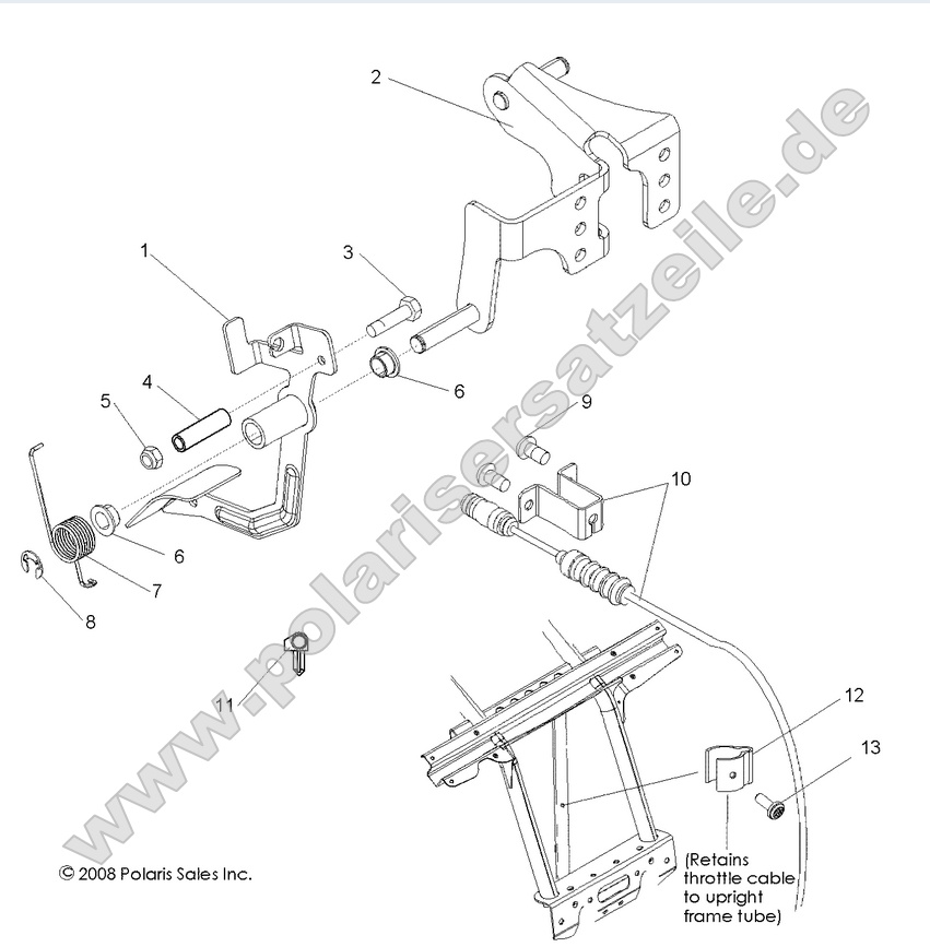 ENGINE, THROTTLE PEDAL