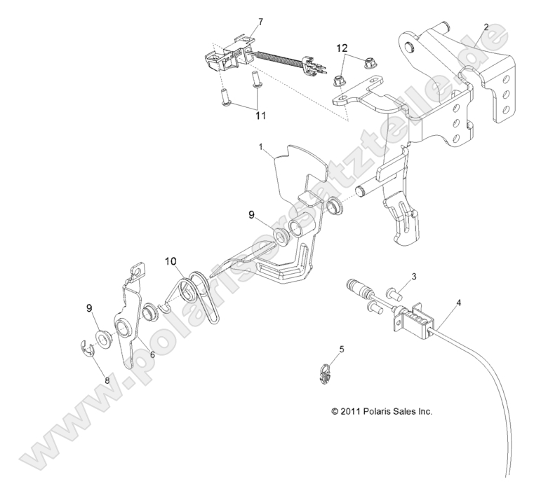 ENGINE, THROTTLE PEDAL