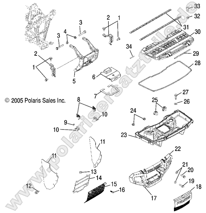 STORAGE, FRONT and BUMPER MOUNTING