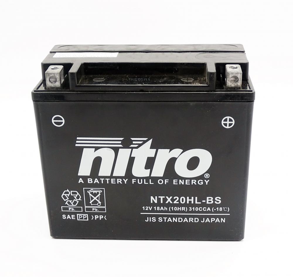 Nitro_NTX20HL_BS_YTX20HL_BS_AGM_Batterie_12V_18AH__1 Nitro NTX20HL-BS / YTX20HL-BS AGM Batterie 12V 18AH - Einbaufertig (65989)