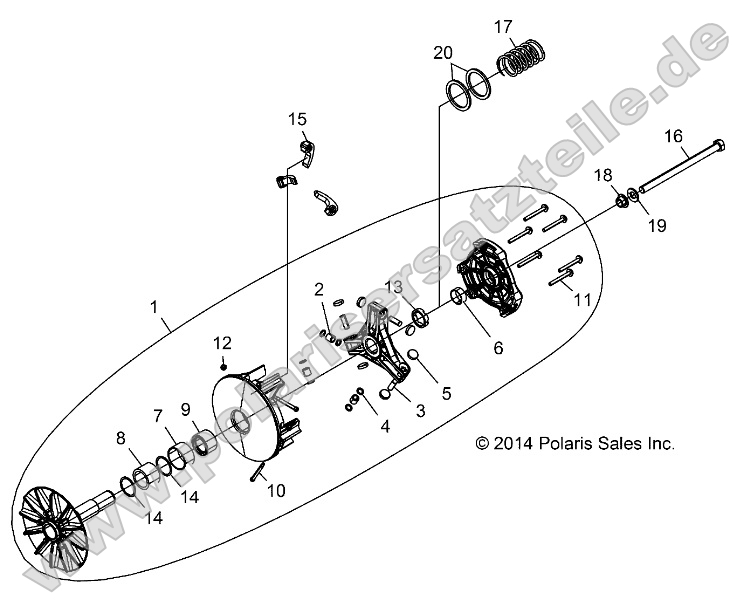 Drive Train, Primary Clutch