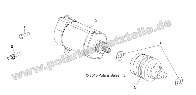 ENGINE, STARTING MOTOR