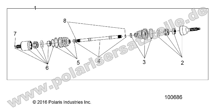 Drive Train, Front Half Shaft