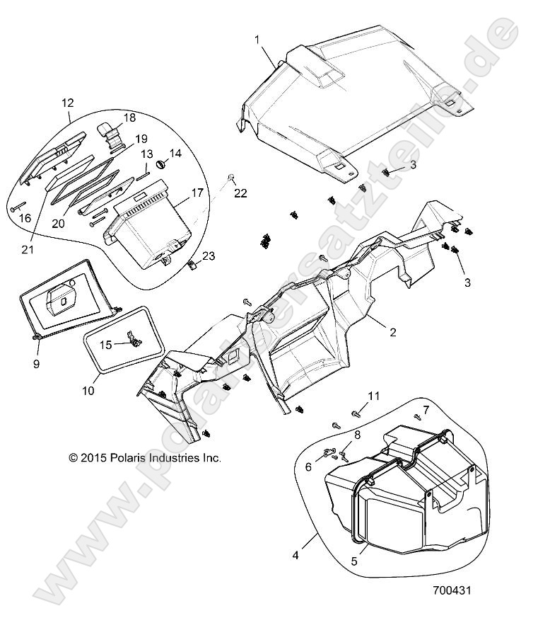 BODY, DASH AND GLOVEBOX