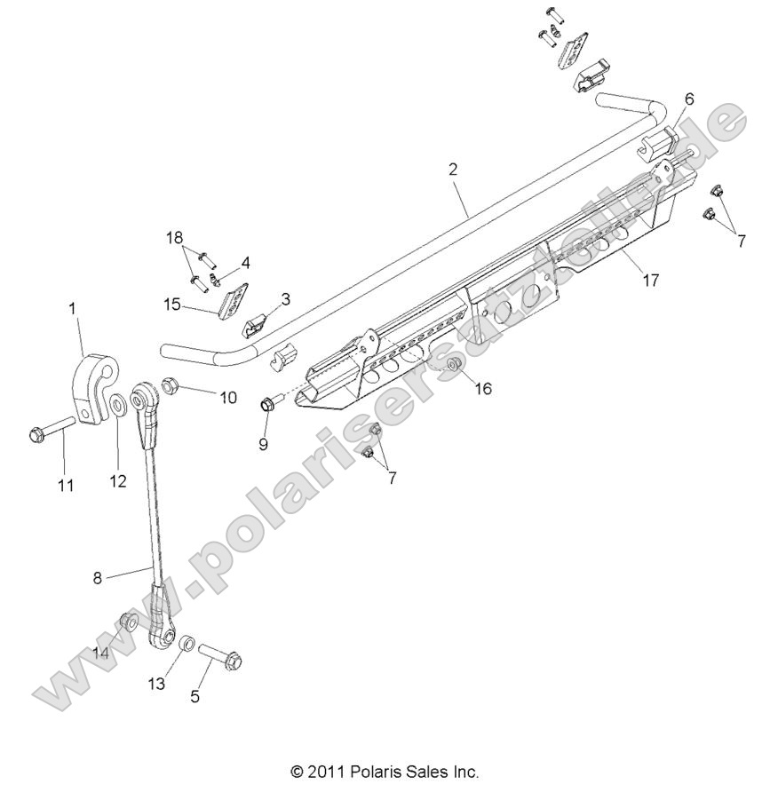 SUSPENSION, STABILIZER BAR, FRONT